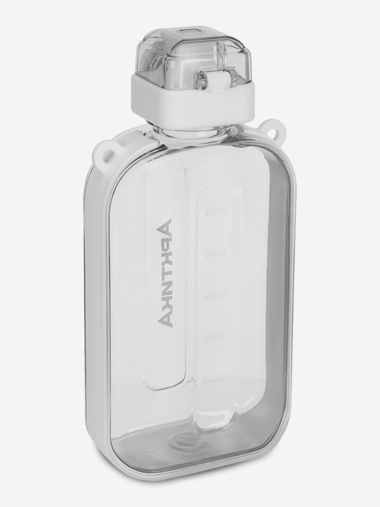 Бутылка тритановая 750 мл с регулируемым ремешком, снег