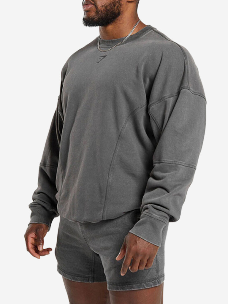 Толстовка мужская GYMSHARK Heritage Washed Crew