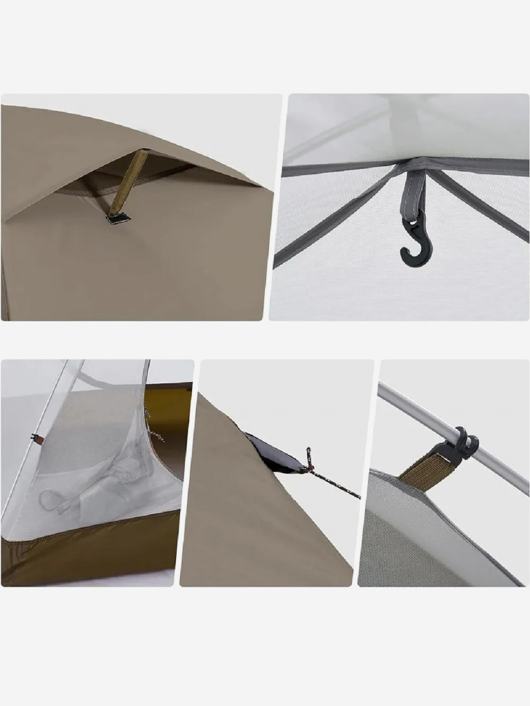 Палатка трехместная Naturehike Yunchuan-Pro 4 Seasons CNK2300ZP024 сверхлегкая трехсезонная