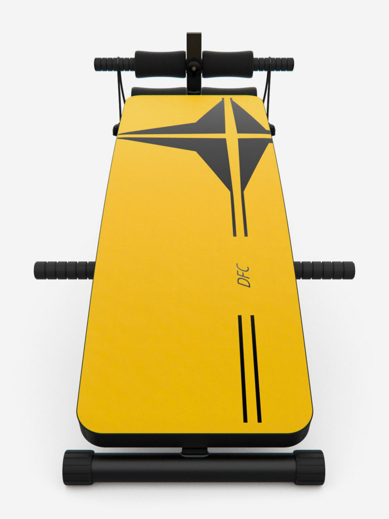 Скамья для пресса DFC гантели, эспандеры D102RY