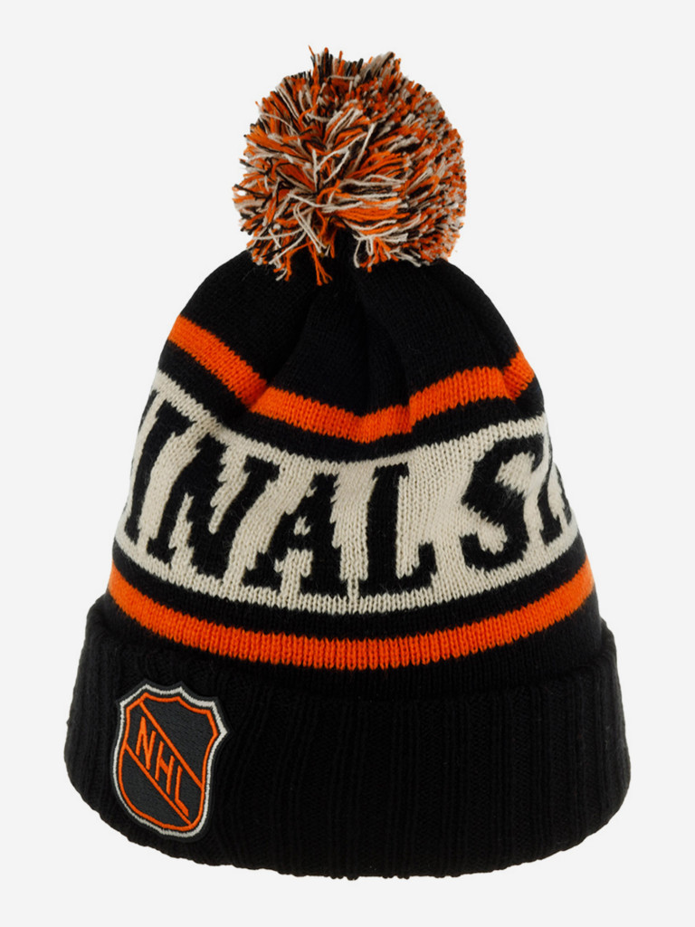Шапка с помпоном AMERICAN NEEDLE 23012A-NHL Pillow Line Knit NHL (черный)