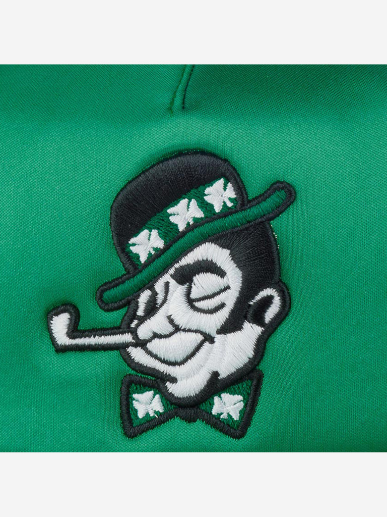Бейсболка с сеточкой MITCHELL NESS HHSS3467-BCEYYPPPGREN Boston Celtics NBA
