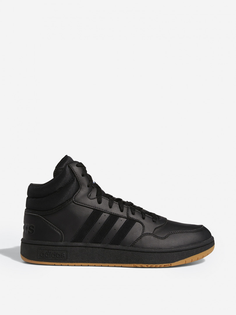 фото Кеды мужские adidas hoops 3.0 mid, черный