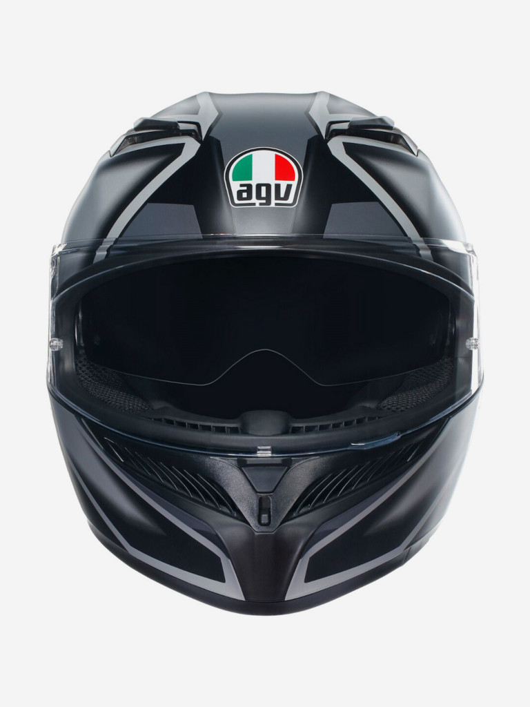 Мотошлем интеграл AGV K3 E2206 MPLK Compound Matt Black/Grey