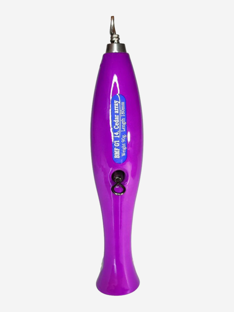 Поппер Blue Marlin GT14 Purple 180 мм 90 гр для ловли хищника.
