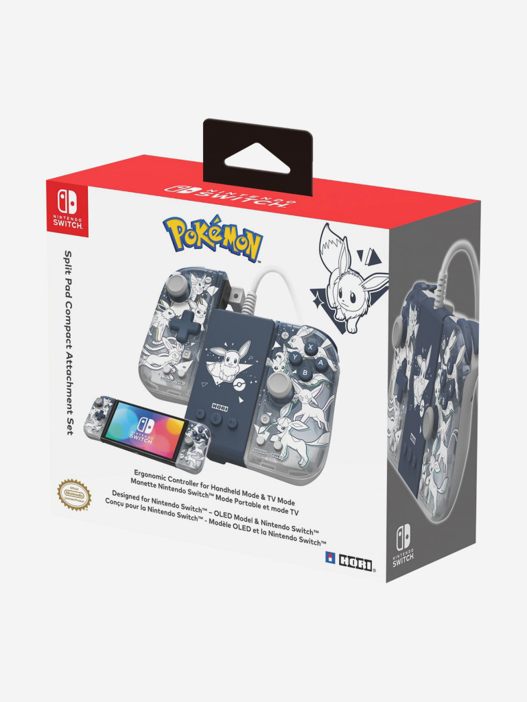 Контроллер HORI для Nintendo Switch Split Pad Pro Attachment / Eevee Evolutions (NSW-453U)