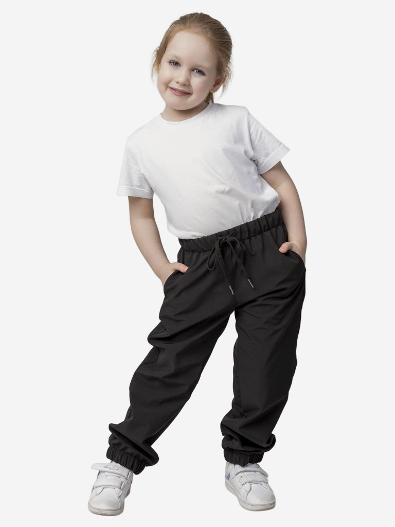 Брюки софтшелл для мальчика batik черный