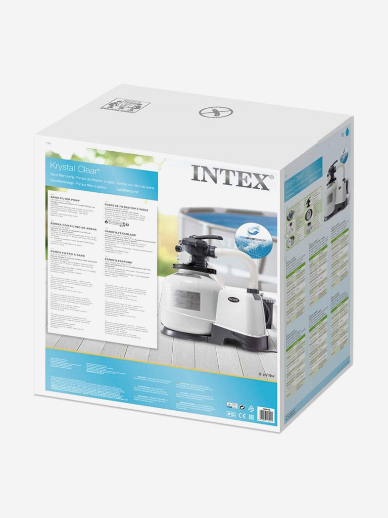 Фильтр-насос Intex 26646 песочный производительность 6000 л/ч