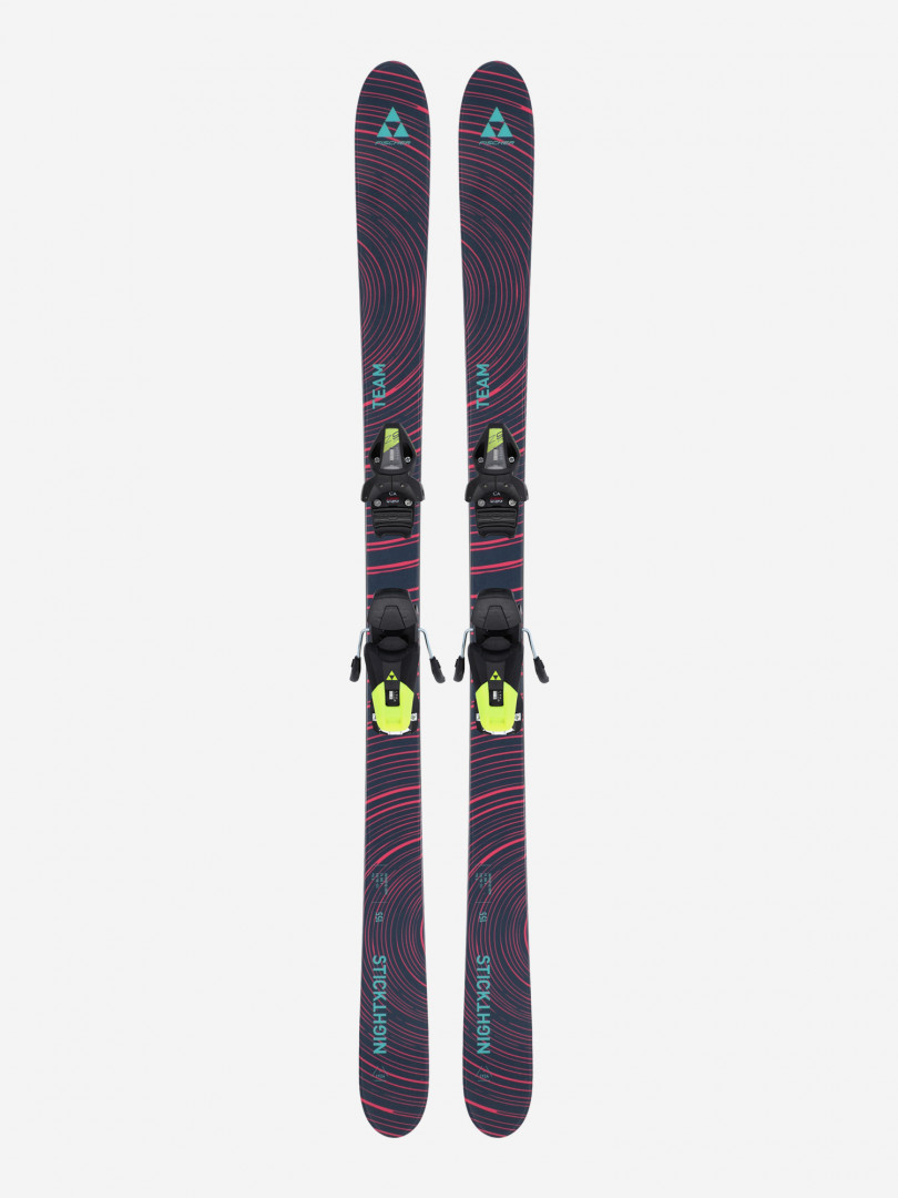 фото Горные лыжи детские fischer nightstick team + крепления rc4 z9 gw, мультицвет