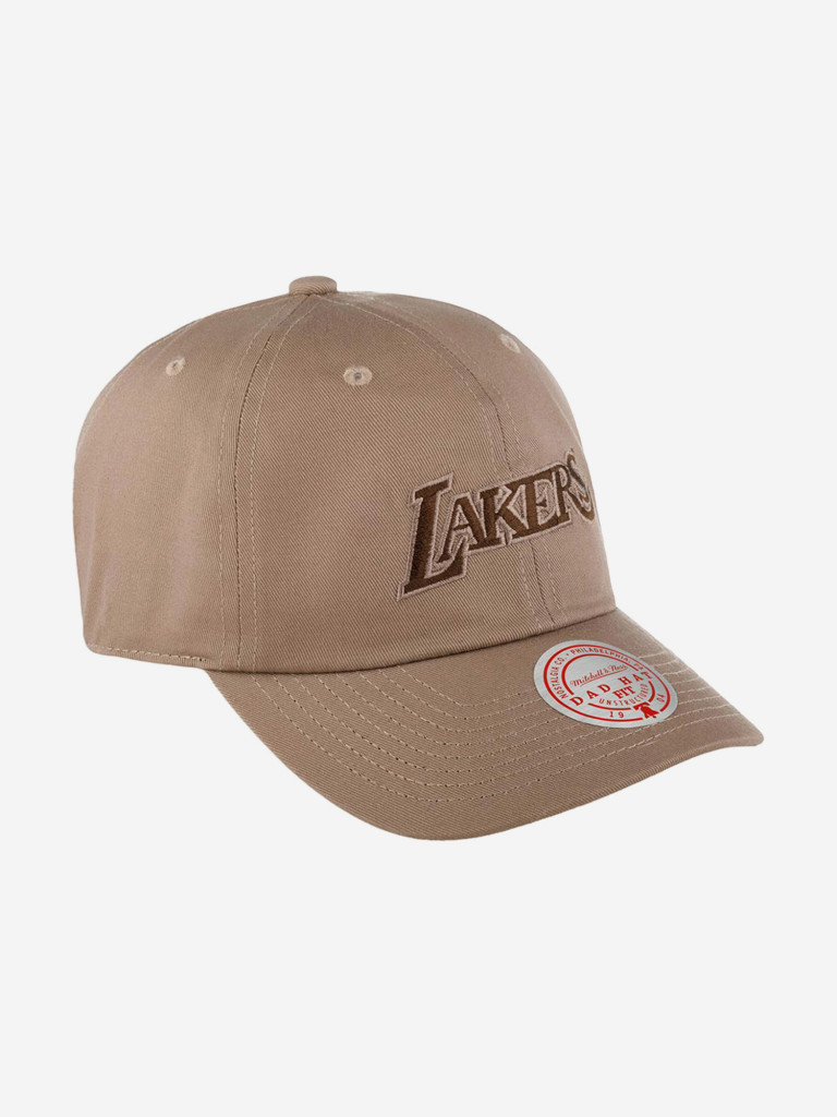 Бейсболка MITCHELL NESS HLUX5181-LALYYPPPBROW Los Angeles Lakers NBA (коричневый)