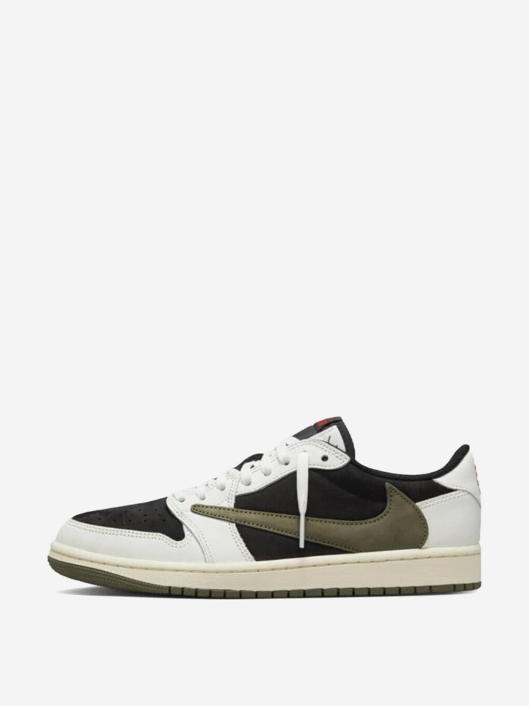 Кроссовки Jordan 1 Retro Low OG SP Travis Scott Olive