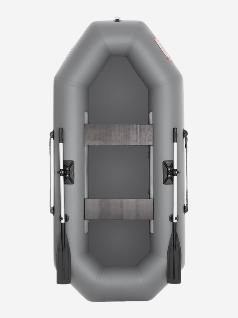 Лодка надувная для рыбалки Тонар Шкипер 260 серый