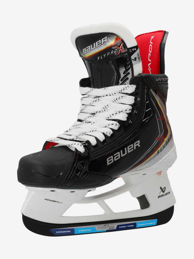 Коньки хоккейные детские BAUER Vapor Flypro INT FIT2 + FLY-X