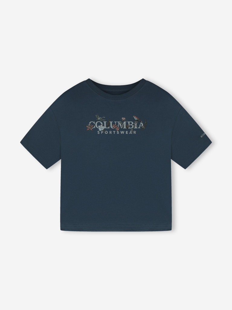 Футболка женская Columbia Rolling Bend Graphic Relaxed Crop SS