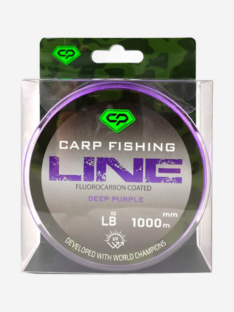 Леска Fluorocarbon Coated Deep Purple CARP PRO 1000м 0,331мм