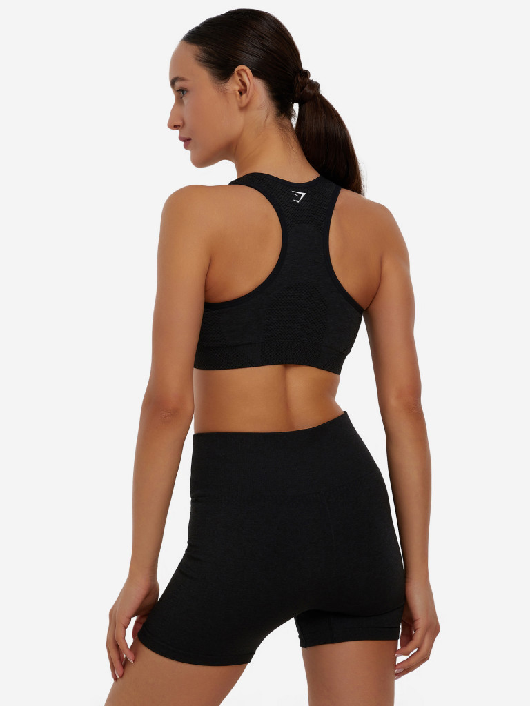 Vital Seamless Sprts Black Sports Bra Womens Gym Sportswear For Running,  Jogging, Yoga Cropped Top For Activewear And Everyday Wear From Ejuhua,  $16.64