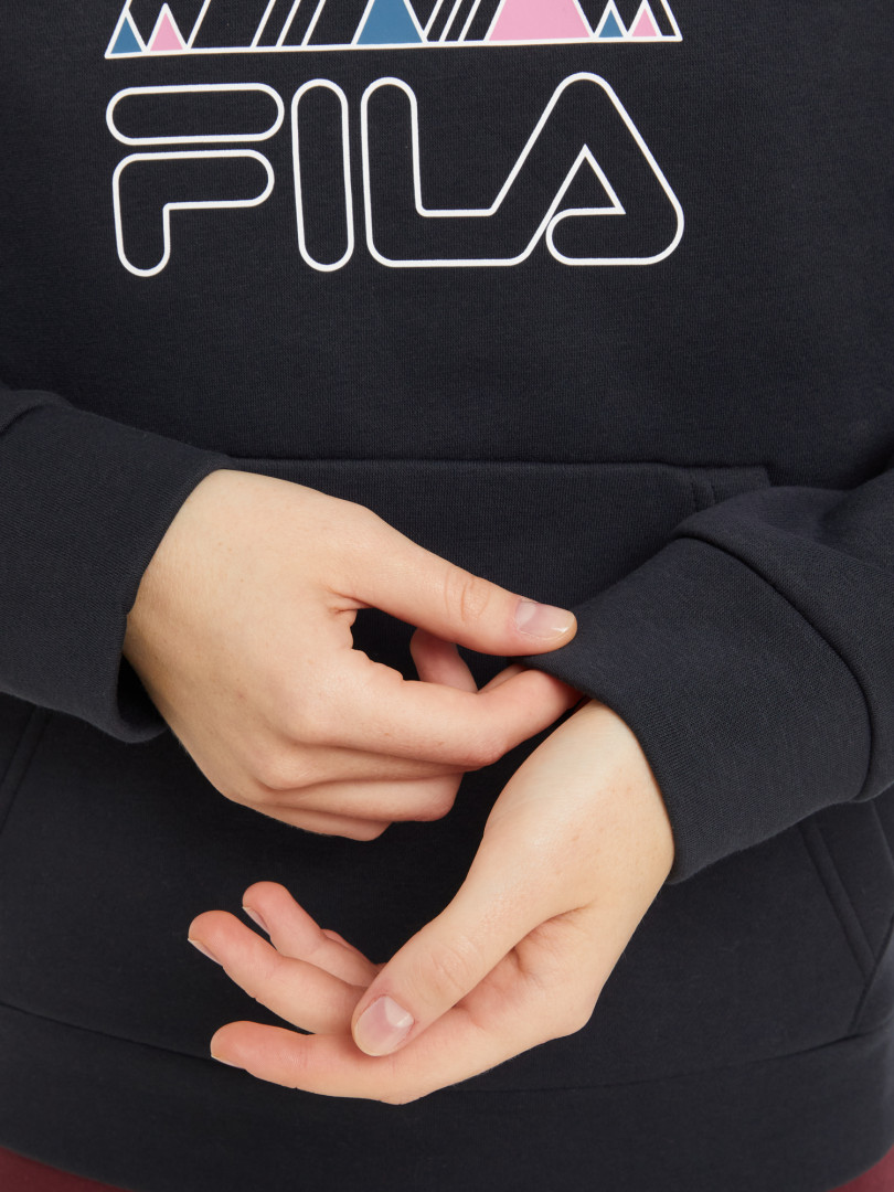 фото Худи женская fila, черный