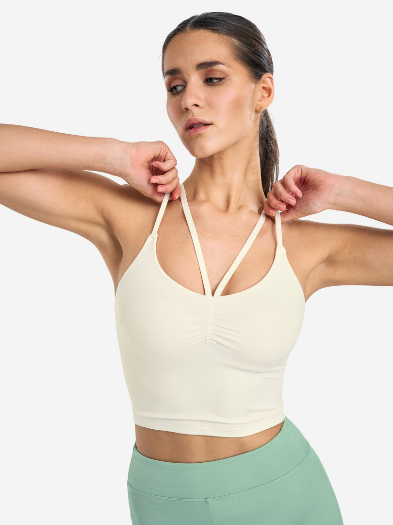 Спортивный топ бра Sensana SelfSecret, Бежевый
