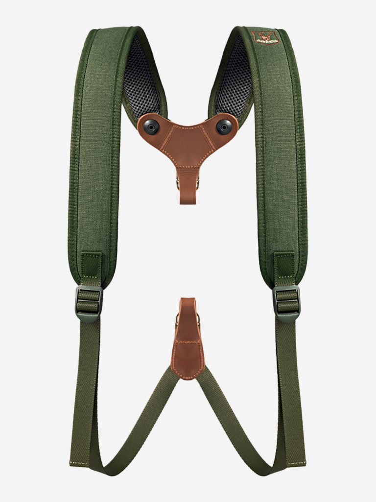 РЕМЕНЬ ОРУЖЕЙНЫЙ RISERVA БИАТЛОННЫЙ КОРДУРА, НУБУК ЗЕЛЕНЫЙ