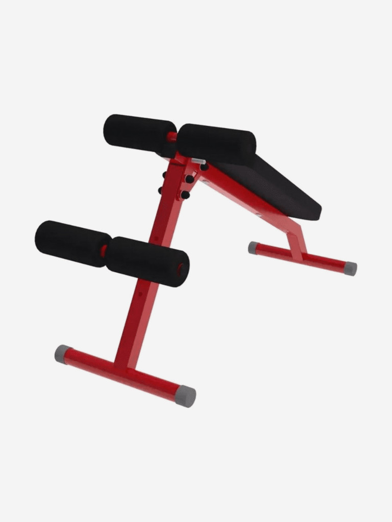 Скамья 2в1 Sportlim Пресс + Гиперэкстензия Красная