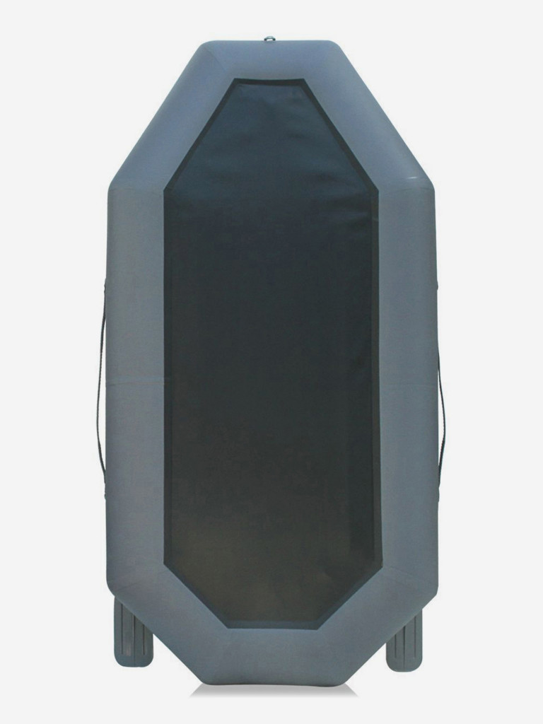 Лодка ПВХ "Компакт-240N"- ФС фанерная слань (серый цвет) упаковка-мешок оксфорд