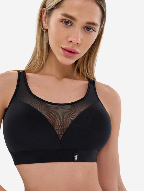 Спортивный топ бра Bona Fide Gemini Top "Black"