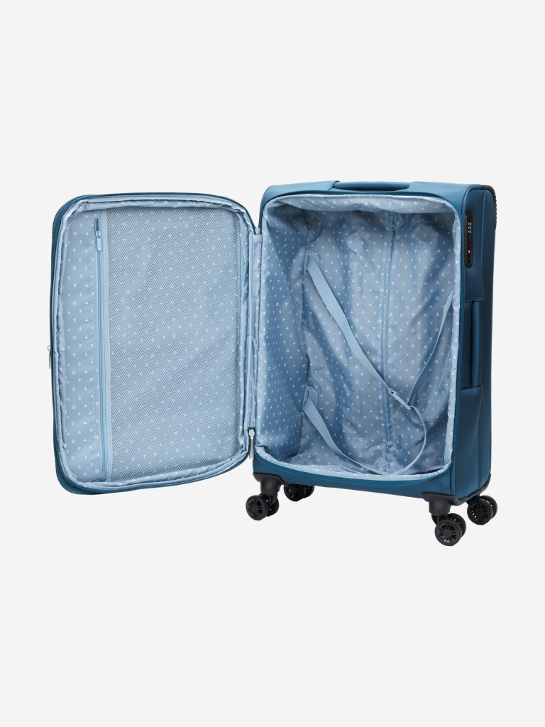 Чемодан TORBER Vivi синий 63 л