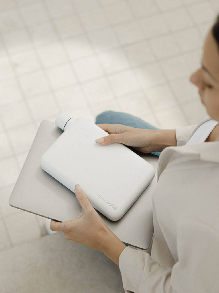 Бутылка из нержавеющей стали Memobottle A5, белый