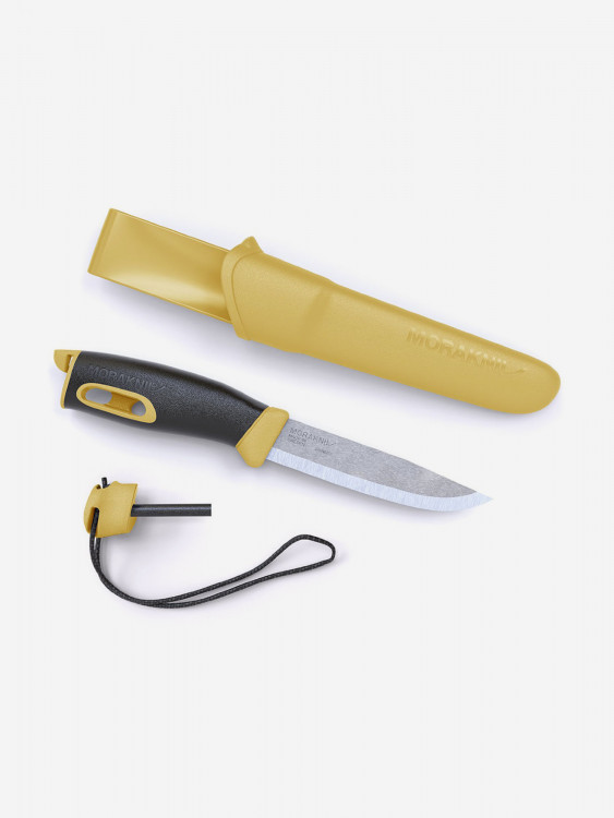 Нож туристический Morakniv Companion Spark Yellow, 238 мм