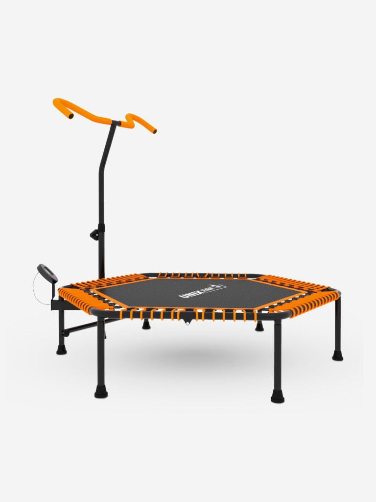 Батут спортивный для фитнеса и джампинга UNIX Line Fitness Pro 125 см, оранжевый
