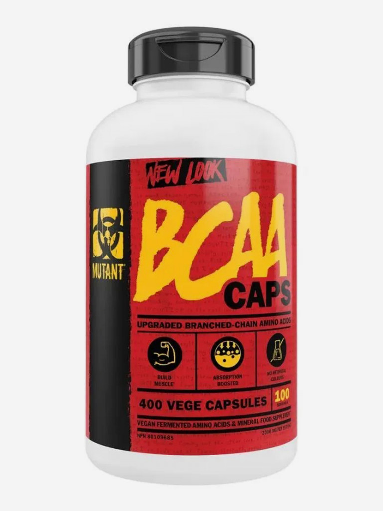 Аминокислоты Mutant BCAA 640 мг., 400 капс.
