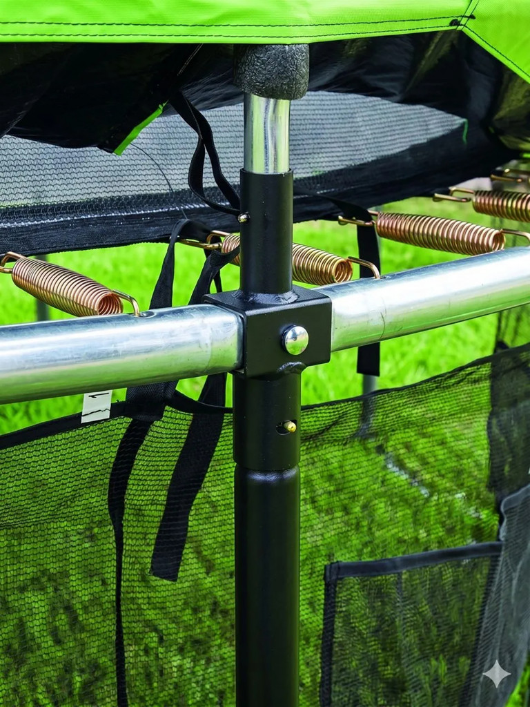 Каркасный батут Jump Power 12 ft Pro Stable Point Green
