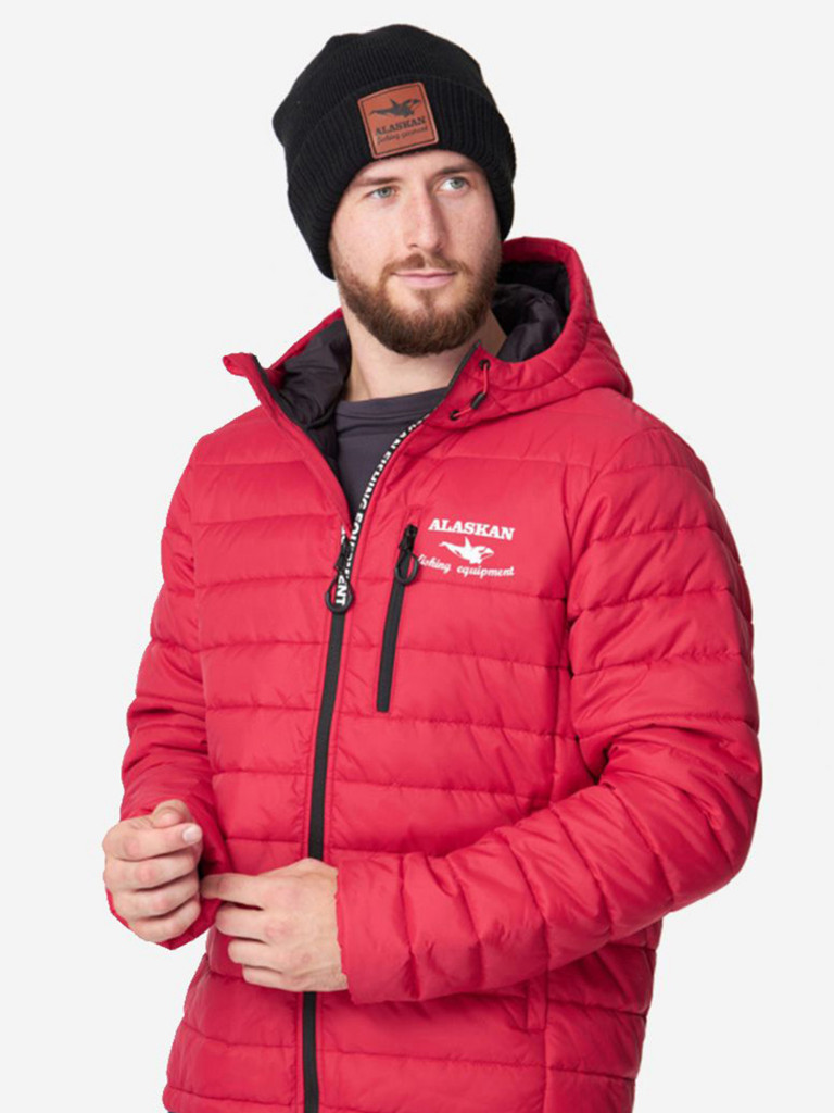 Куртка мужская Alaskan Juneau Red утепленная стеганая для рыбалки и охоты