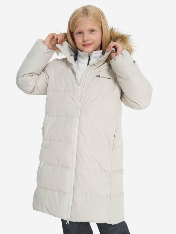 Пальто утепленное для девочек Outventure