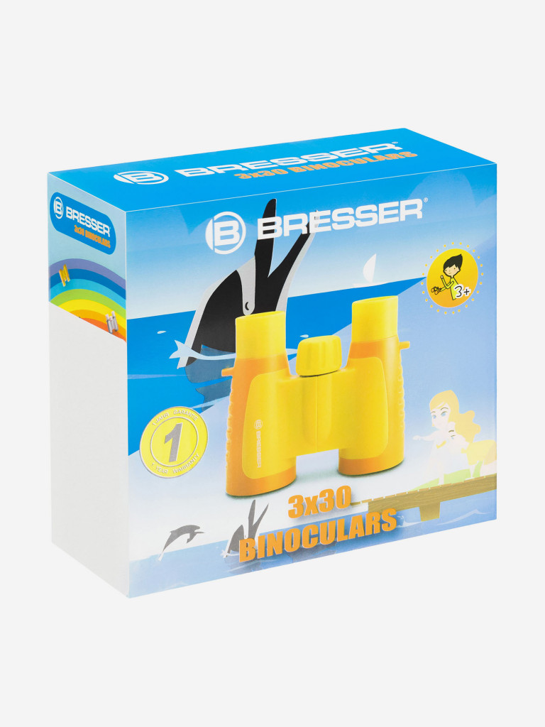 Бинокль детский Bresser Junior 3x30, синий