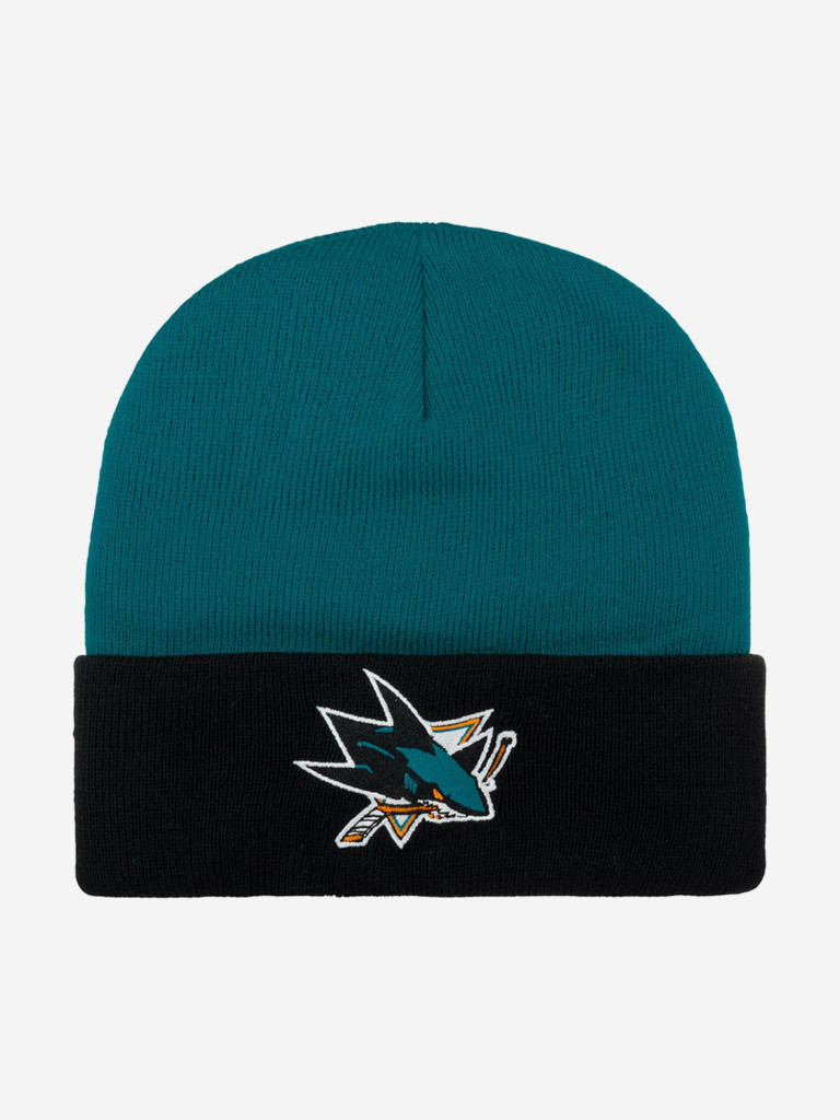 Шапка с отворотом MITCHELL NESS MN-NHL-EU174-SANSHA-TEA San Jose Sharks NHL
