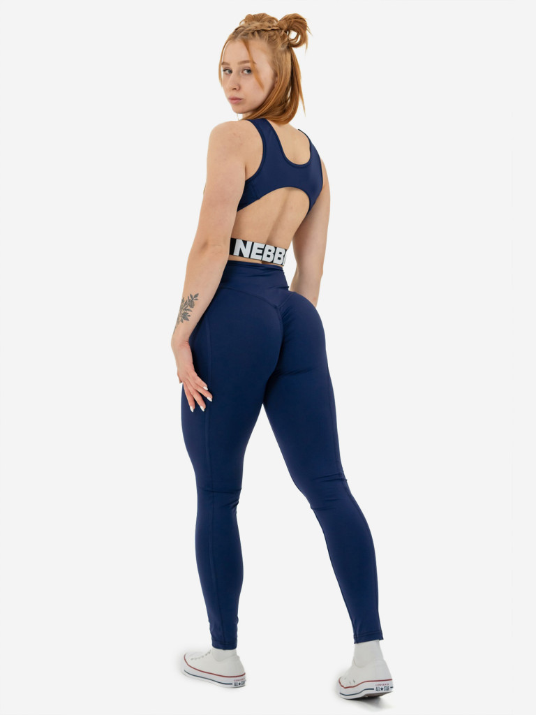 Легинсы спортивные женские High waisted gym leggings GLUTE CHECK 613