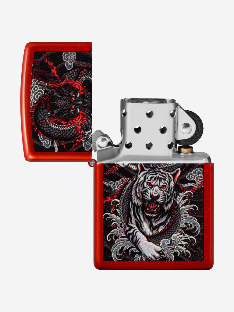 Зажигалка бензиновая ZIPPO 48933 Dragon Tiger