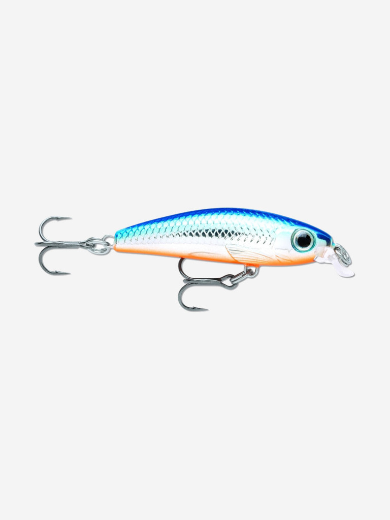 Воблер для рыбалки RAPALA Ultra Light Minnow 04, 4см, 3гр, цвет SB, медленно тонущий
