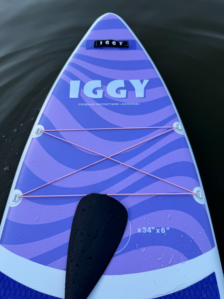 Сапборд надувной Iggy 11х34х6 Purple, 335x86x15 см