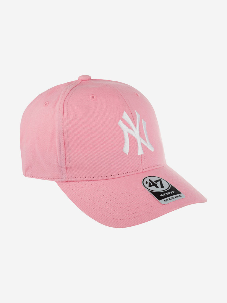 Бейсболка 47 BRAND B-AC17CTP-RS New York Yankees MLB (розовый)