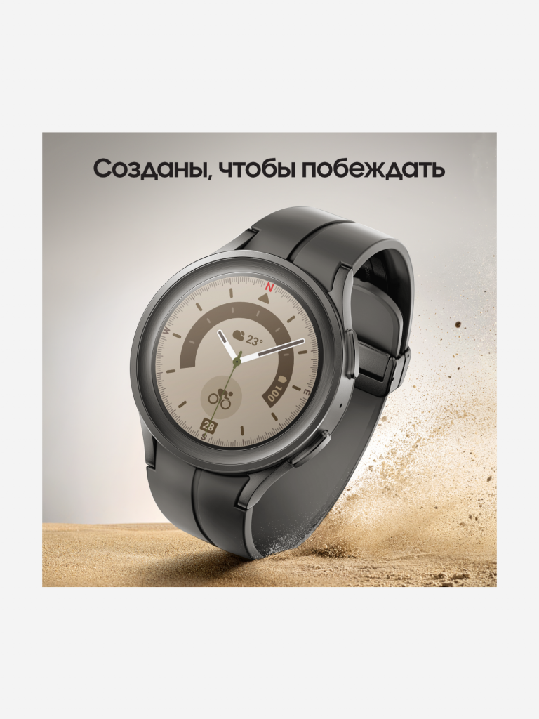 Смарт-часы Samsung Galaxy Watch5 Pro серый титан