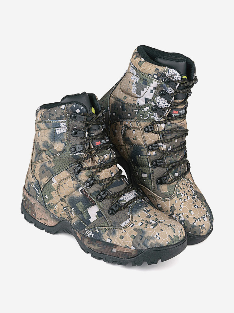 Ботинки зимние мужские ELKLAND 159, водонепроницаемые, нескользящая подошва с глубоким протектором, до −20°C