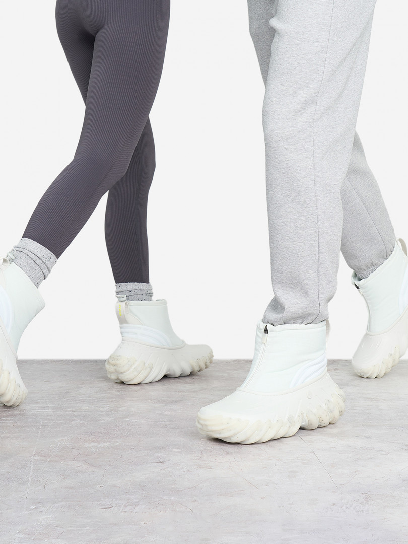 фото Ботинки утепленные crocs echo boot z shield, серый