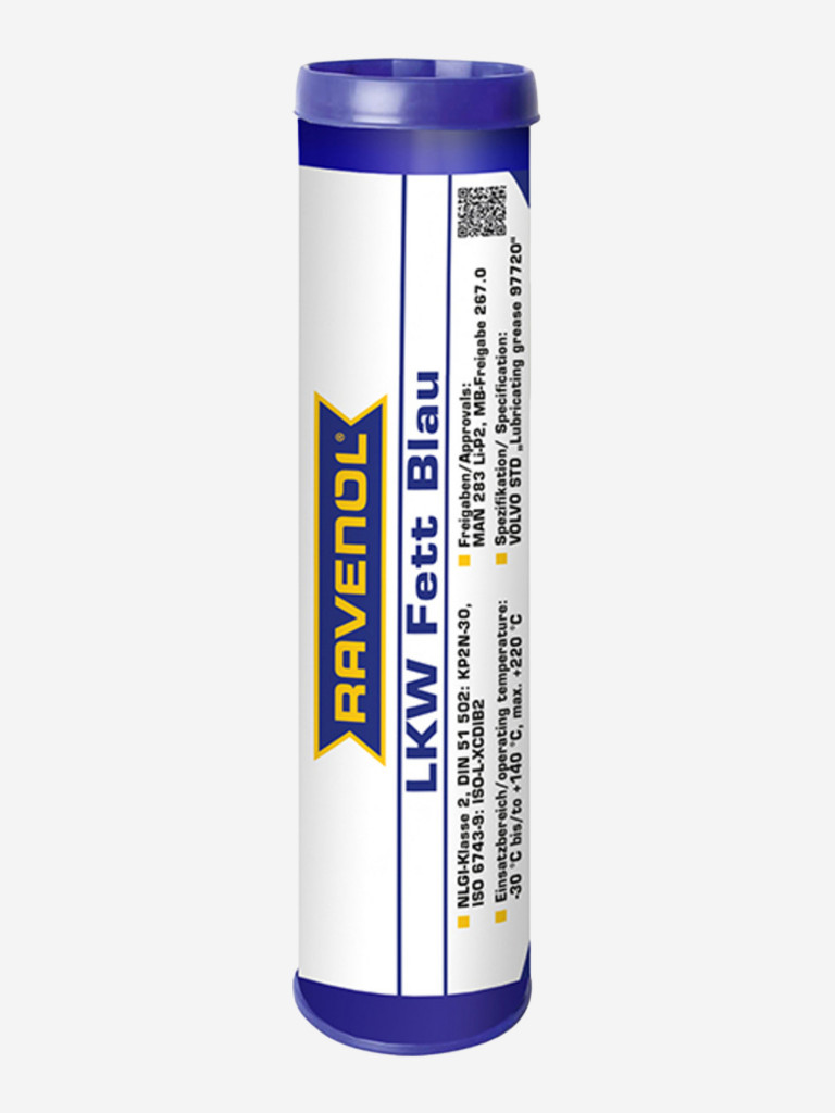 Пластичная смазка RAVENOL LKW Fett Blau, 400 г