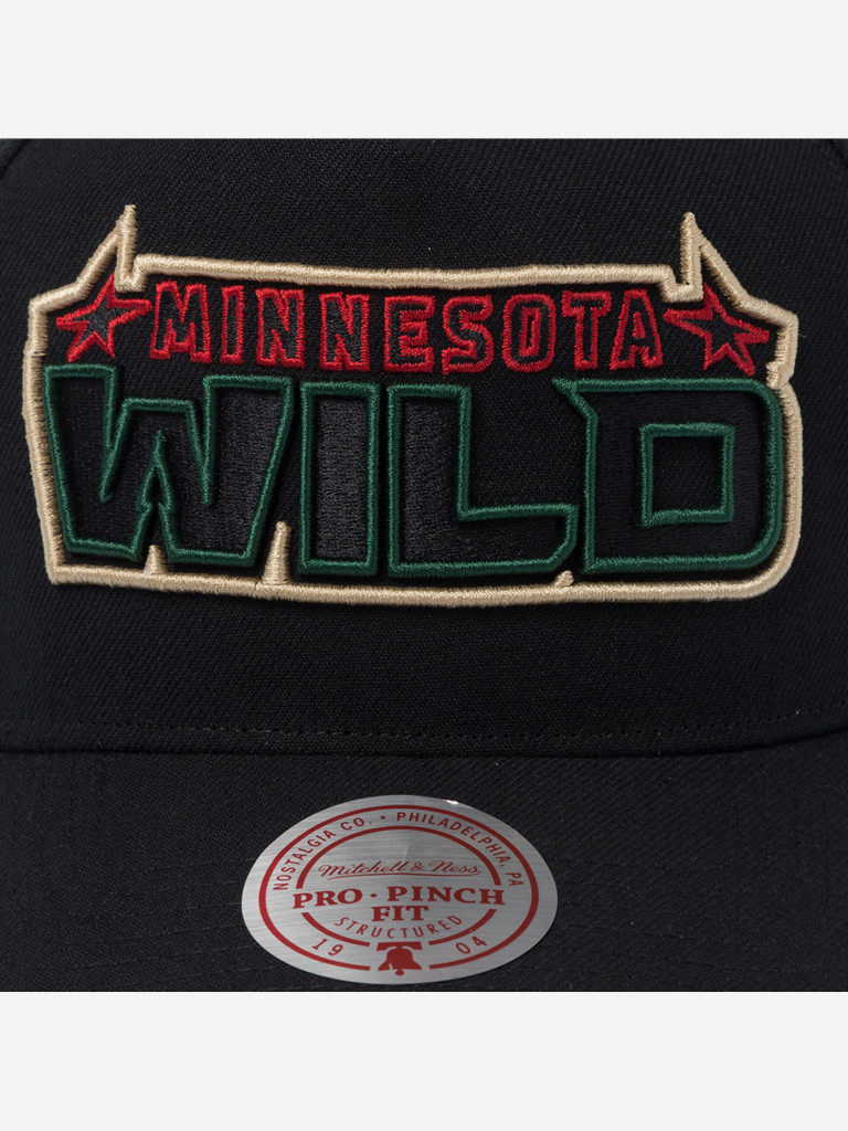Бейсболка MITCHELL NESS HP12822-MWIBLCK Minnesota Wild NHL