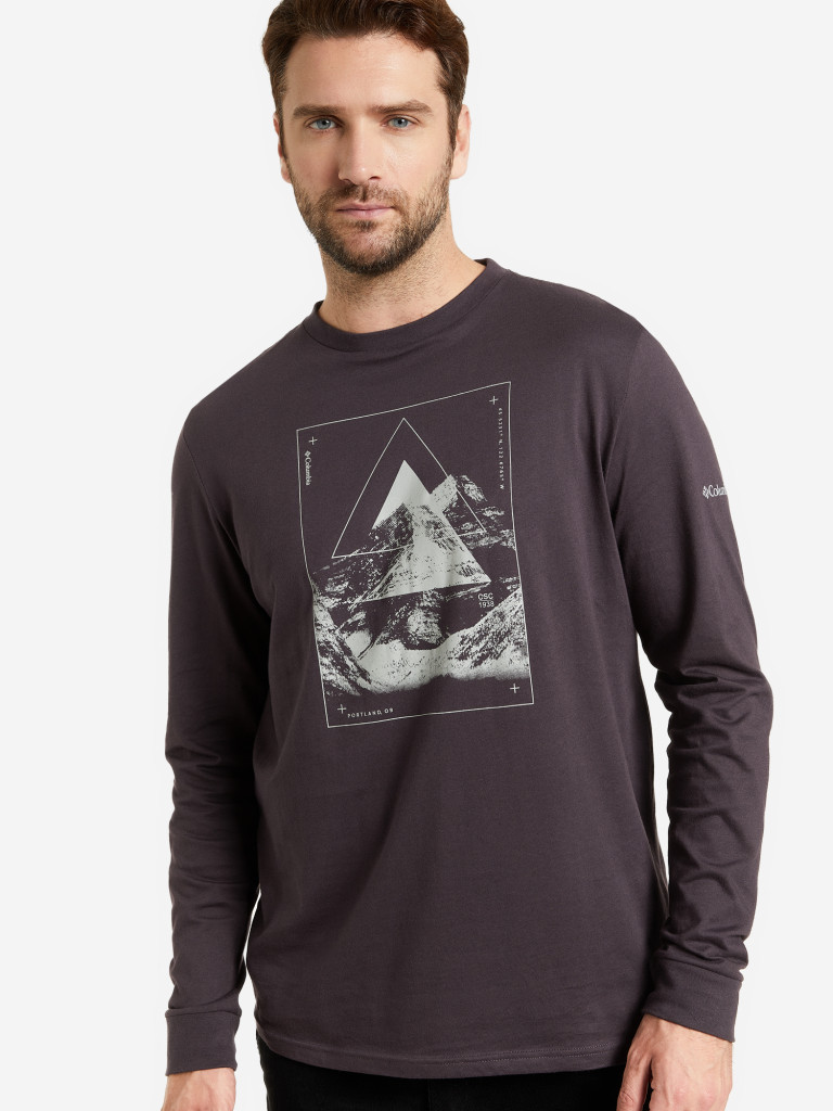 Лонгслив мужской Columbia Blue Reef LS Graphic Tee