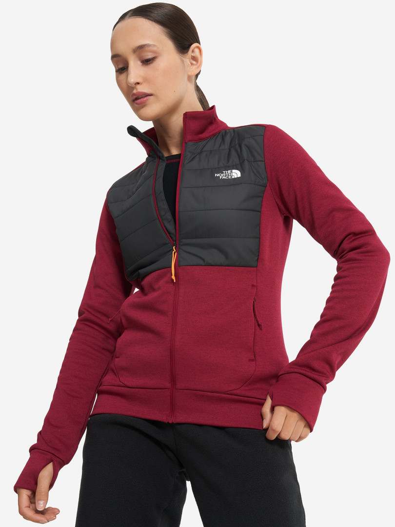 фото Джемпер флисовый женский the north face reaxion, красный