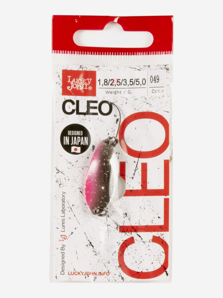 Блесна колеблющаяся Lucky John CLEO, колебалка LJCL25-049 длиной 31 мм, вес 2,5 г