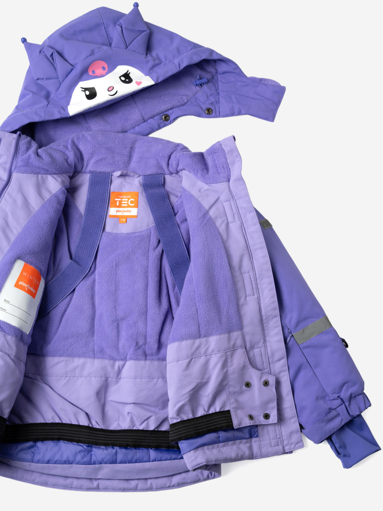 Комплект зимний для девочек: куртка, полукомбинезон PlayToday